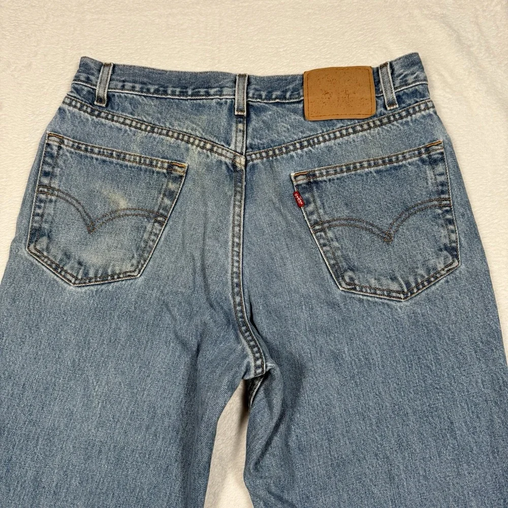 Vtg Levi's 550 Jeans Men 34x32(31) Relaxed Fit Tapered Leg‎ Blue Denim 2000 Y2K